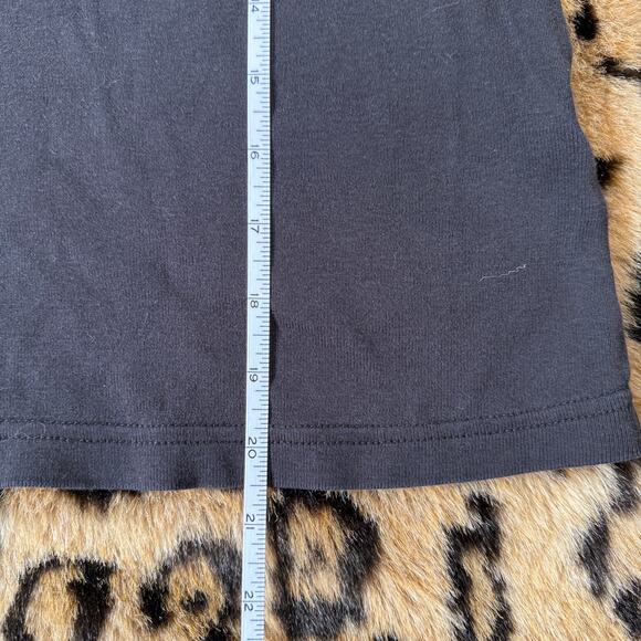 Classic Unbranded Best Fit Small Black Cotton Turtleneck Minimalist Layering Top - Picture 4 of 7